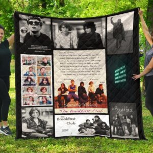 The Breakfast Club Black Premium Quilt Blanket  Quilt